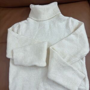 Mango Cream Cowl Neck Sweater Timeless Style